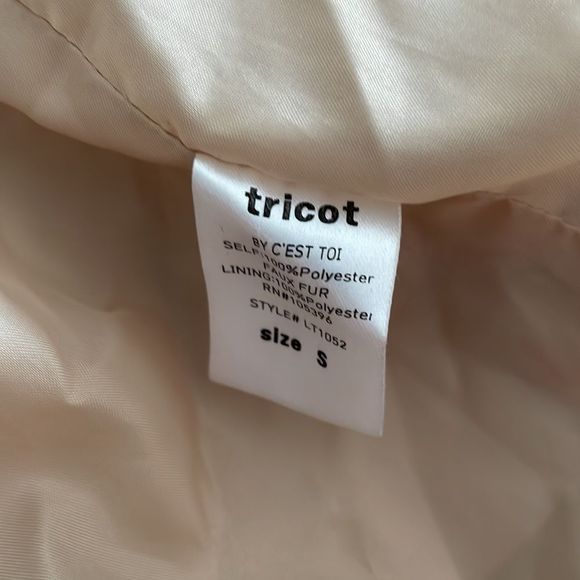 Cest too teddy bear, style jacket, size small - Picture 5 of 7